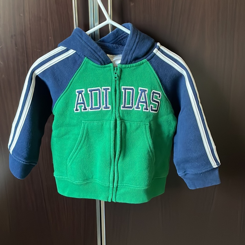 Adidas pre-owned 12 month zip up hoodie
